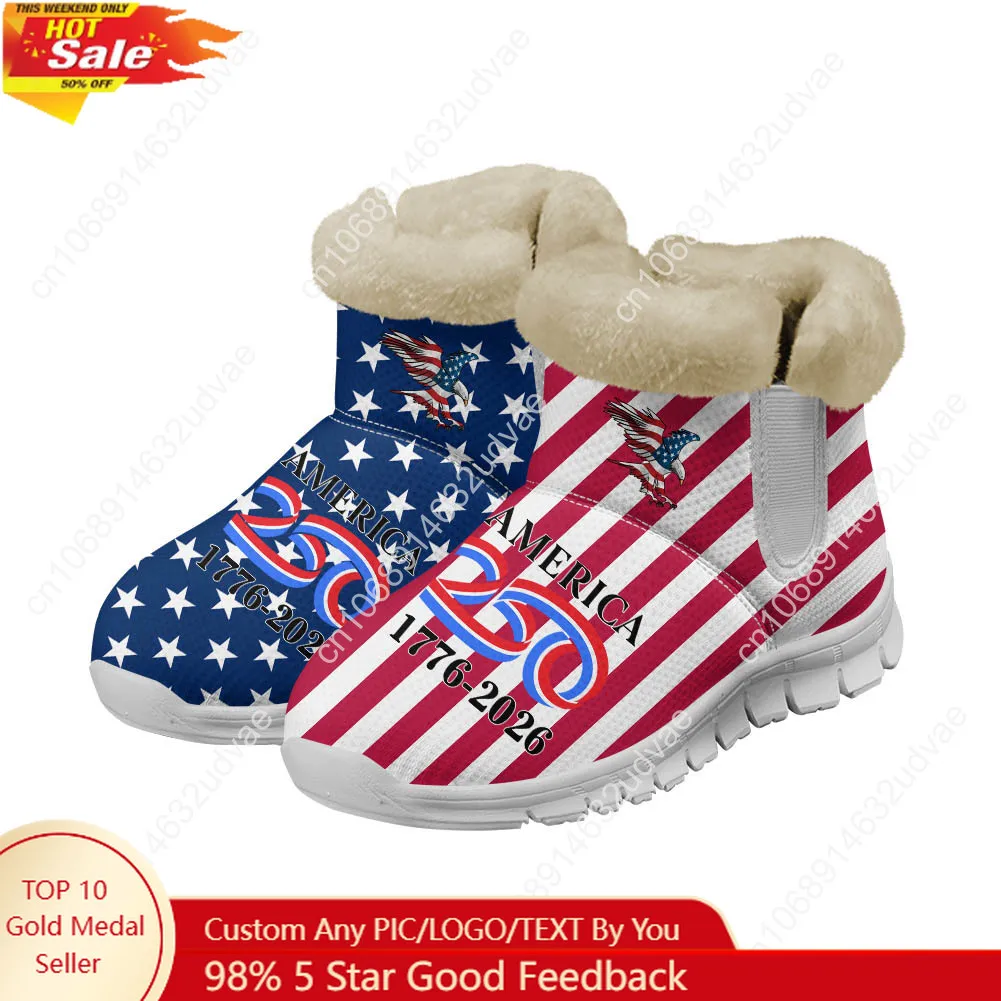 Men Shoes Casual - America 250th Anniversary 1776-2026 Plush Shoes