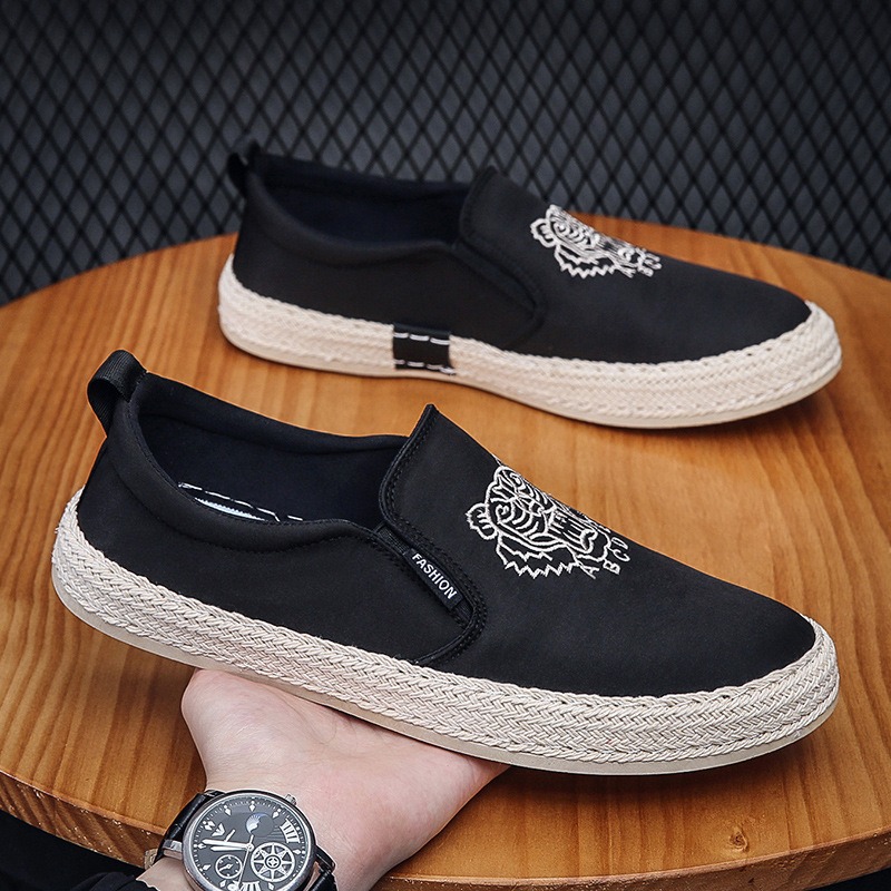 black Breathable shoes for man - огляд і ціна Loafer Slip On Men