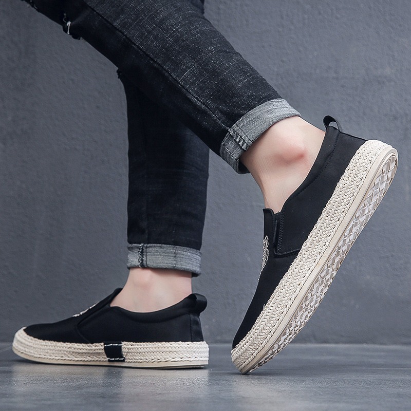 black Breathable shoes for man - огляд і ціна Loafer Slip On Men