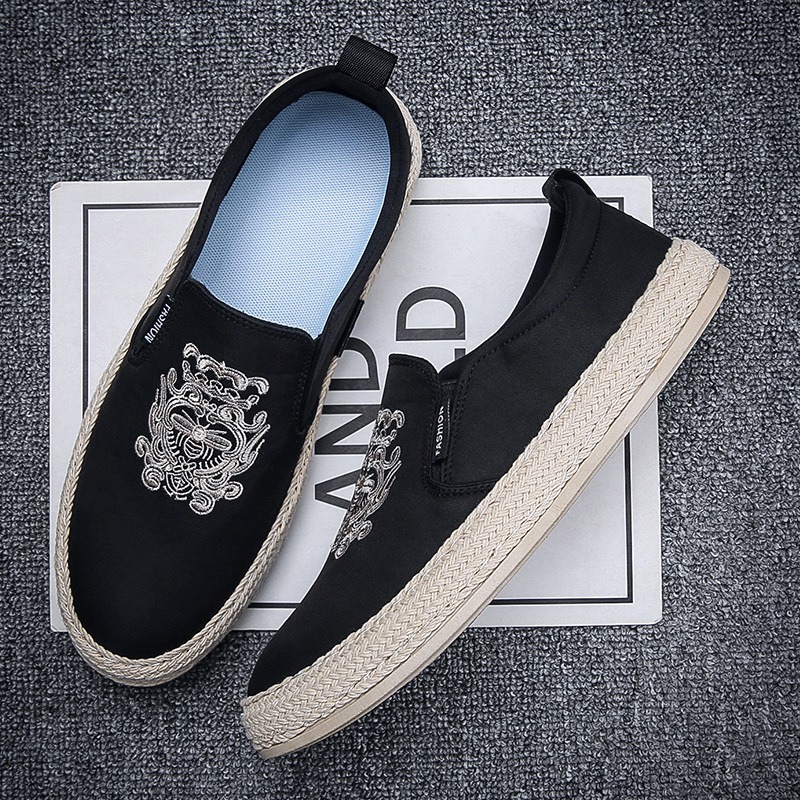 black Breathable shoes for man - огляд і ціна Loafer Slip On Men