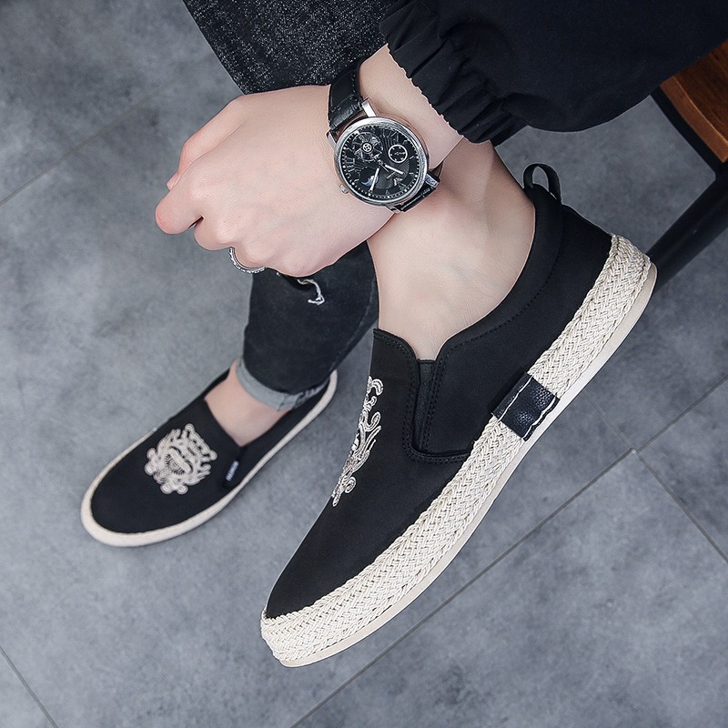 black Breathable shoes for man - огляд і ціна Loafer Slip On Men