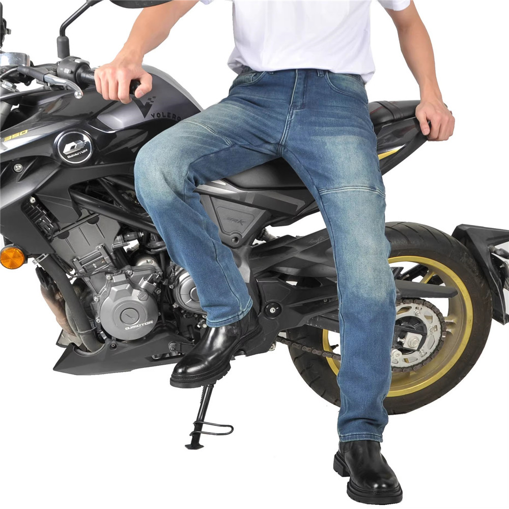 Motorcycle Riding Jeans Pants  - огляд і ціна Men'S Shoes With Jeans
