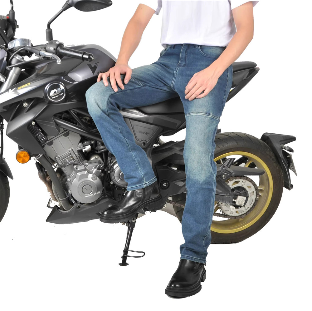 Motorcycle Riding Jeans Pants  - огляд і ціна Men'S Shoes With Jeans