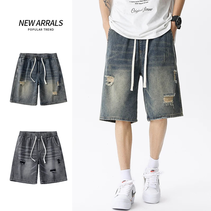 Summer Thin Denim Shorts Men's - огляд і ціна Men'S Shoes With Jeans