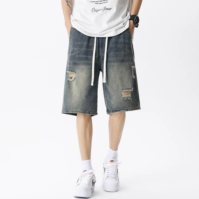 Summer Thin Denim Shorts Men's - огляд і ціна Men'S Shoes With Jeans