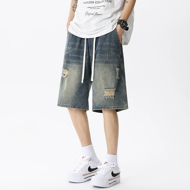 Summer Thin Denim Shorts Men's - огляд і ціна Men'S Shoes With Jeans
