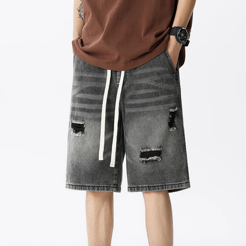 Summer Thin Denim Shorts Men's - огляд і ціна Men'S Shoes With Jeans