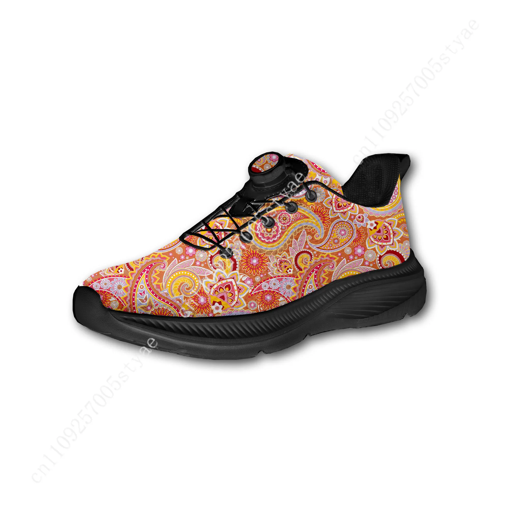 Bohemian Mandala Floral Print  - огляд і ціна Men Shoes Sneakers