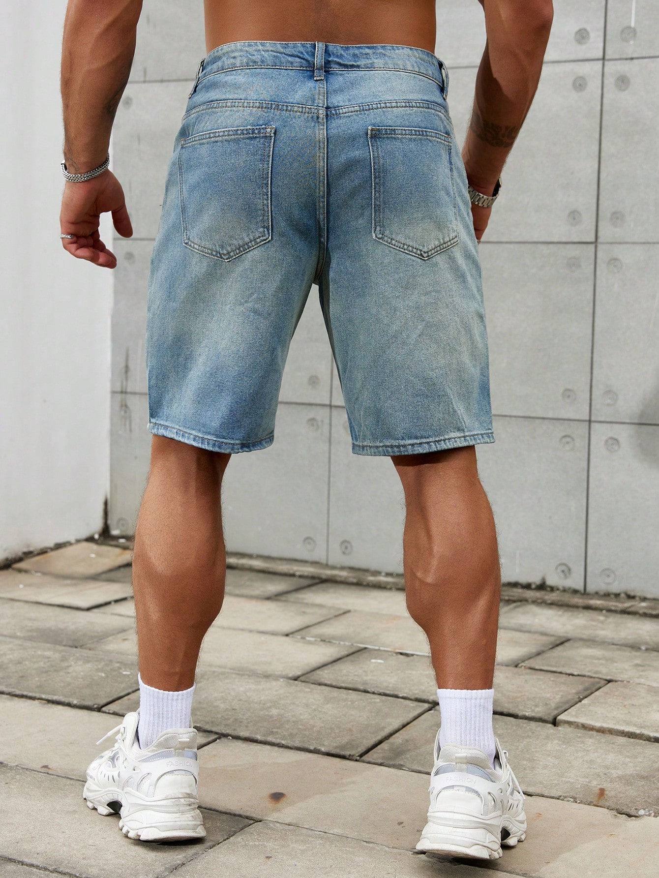 New Fashion Mens Ripped Short  - огляд і ціна Men'S Shoes With Jeans