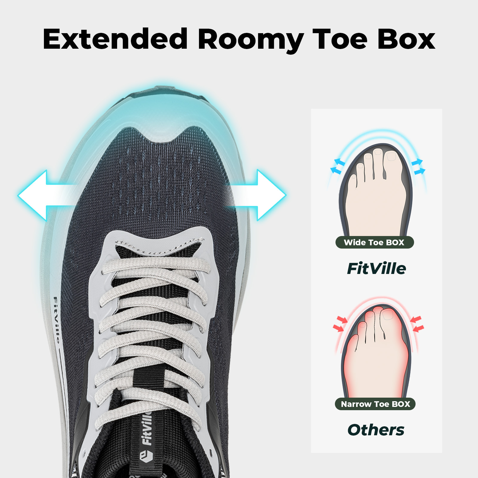 FitVille Wide Sports Shoes Wea - огляд і ціна Men'S Shoes Wide Width