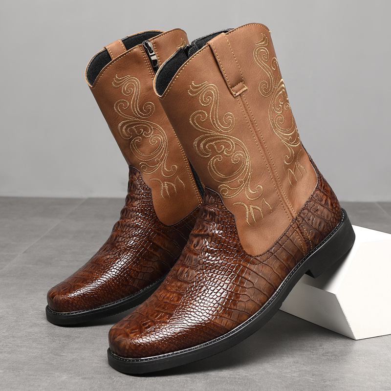 Men's Wide Width Tall Cowboy B - огляд і ціна Men'S Shoes Wide Width