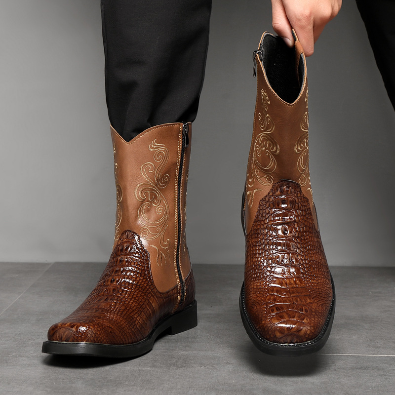 Men's Wide Width Tall Cowboy B - огляд і ціна Men'S Shoes Wide Width
