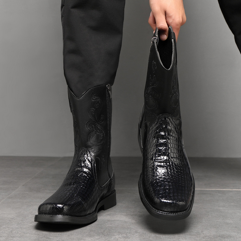 Men's Wide Width Tall Cowboy B - огляд і ціна Men'S Shoes Wide Width