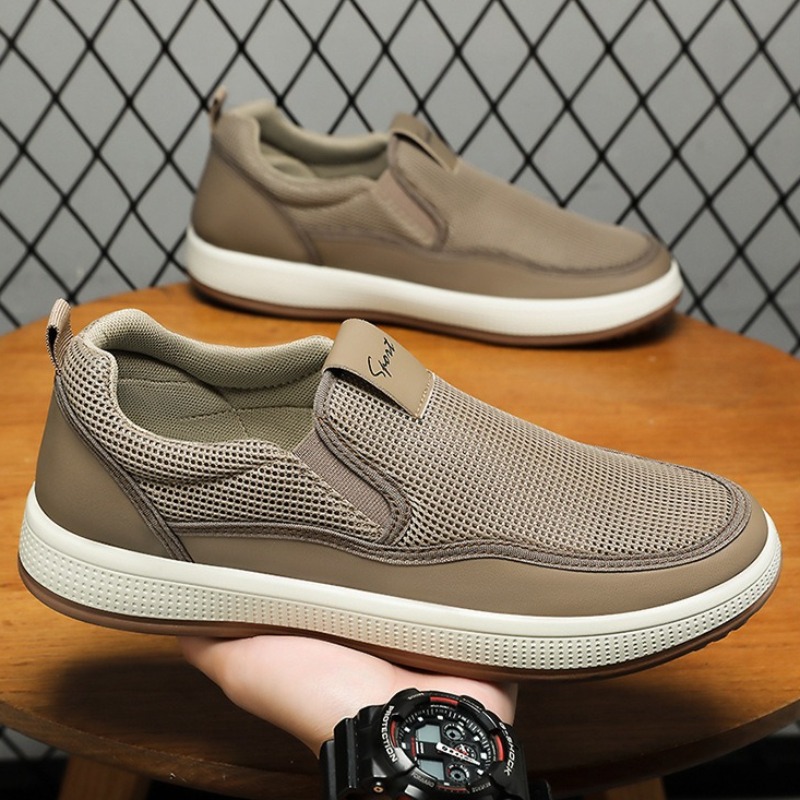 Men's Canvas Shoes Breathable  - огляд і ціна Loafer Slip On Men