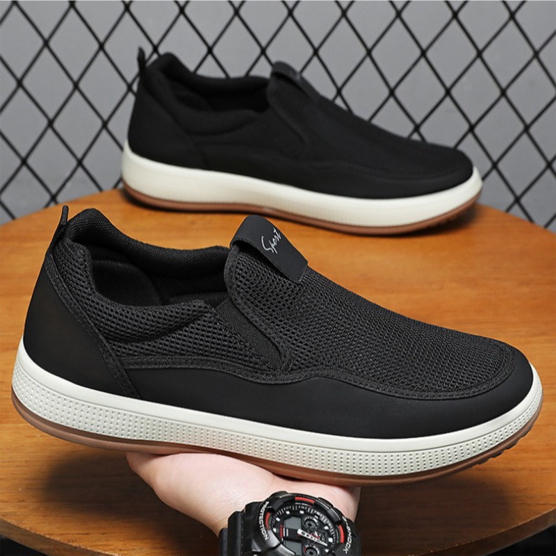 Men's Canvas Shoes Breathable  - огляд і ціна Loafer Slip On Men