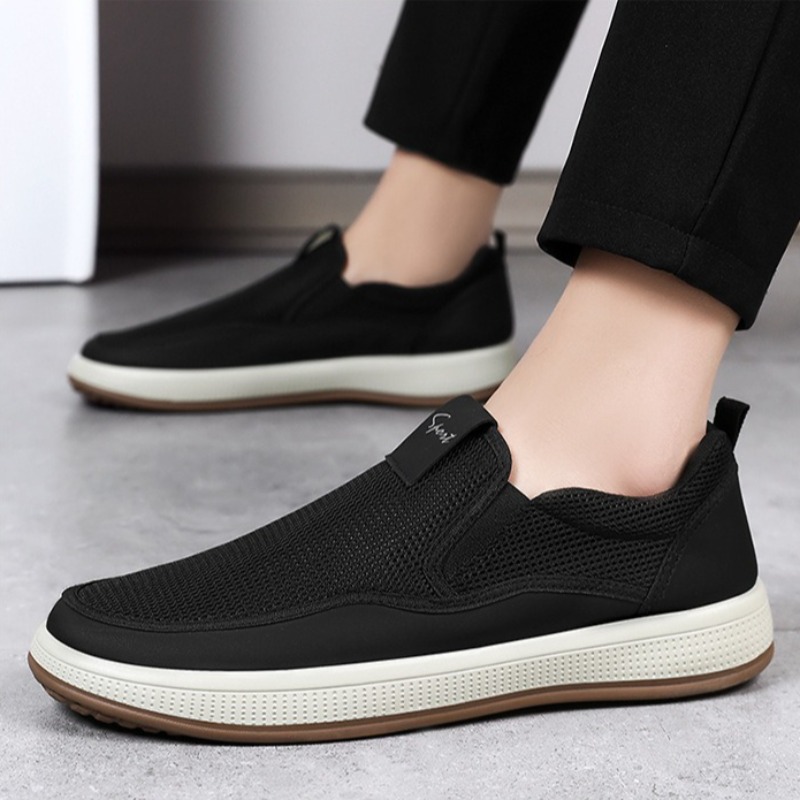 Men's Canvas Shoes Breathable  - огляд і ціна Loafer Slip On Men