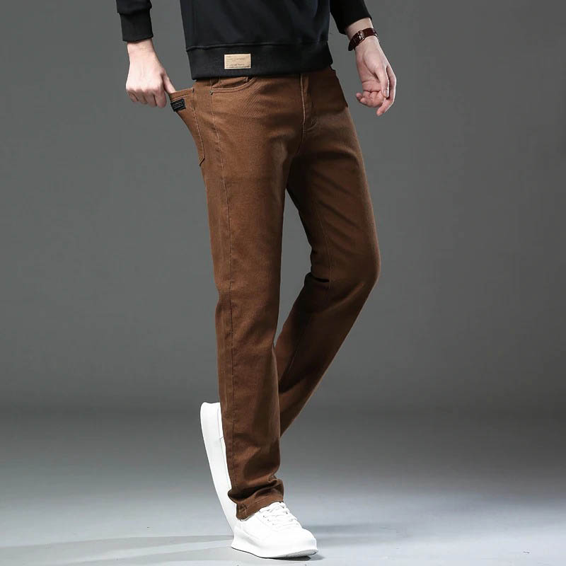 Fashion Loose Straight Busines - огляд і ціна Men'S Shoes With Jeans