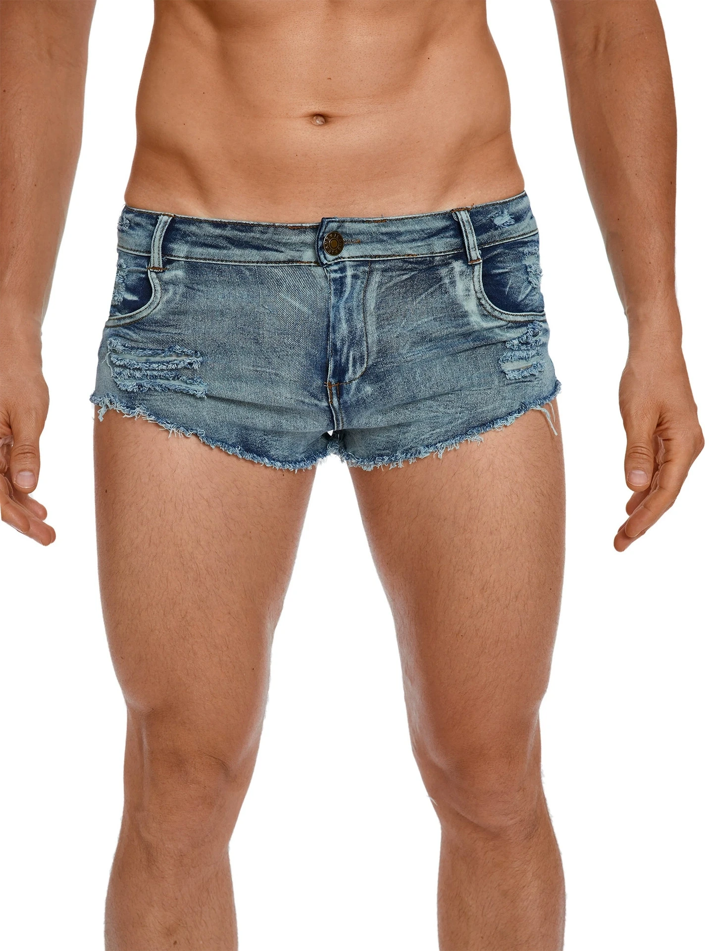 Men's Low Waist Jeans Shorts F - огляд і ціна Men'S Shoes With Jeans