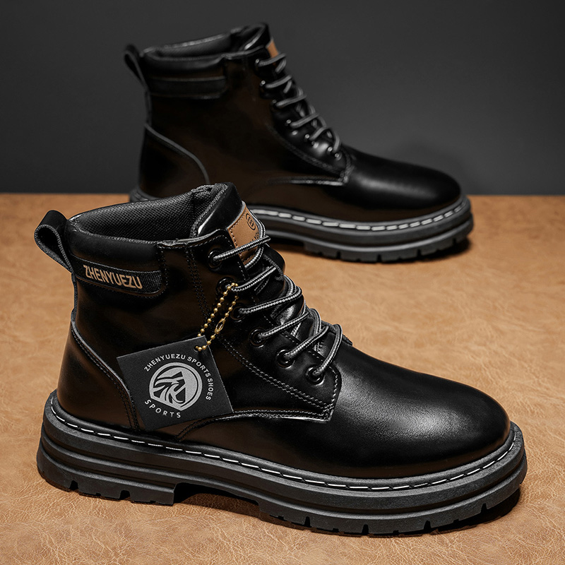 Autumn and Winter Retro Short  - огляд і ціна Men'S Shoes Height Increase