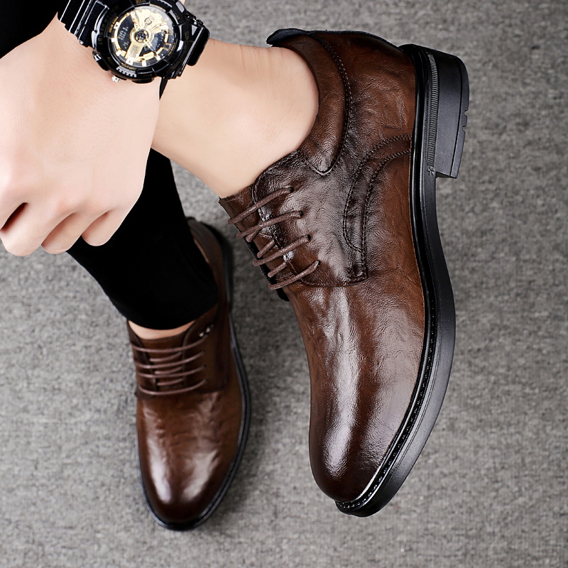 Leather Casual Elevator Shoes  - огляд і ціна Men'S Shoes Height Increase
