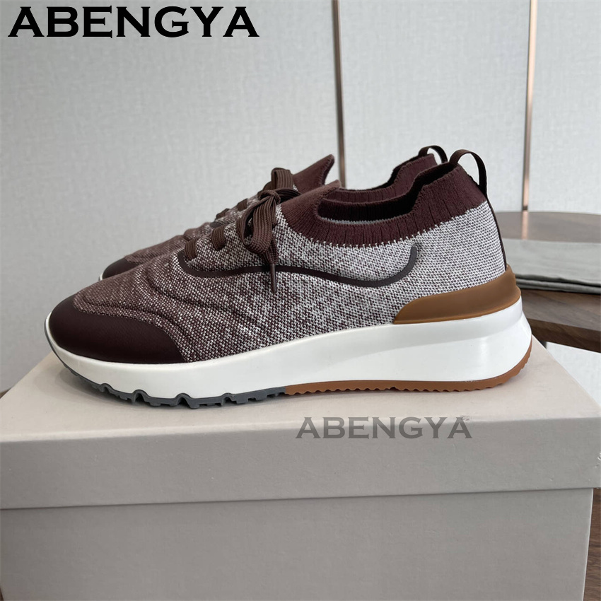 Men New Multicolour Knitted lo - огляд і ціна Loafer Slip On Men